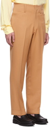 Factor's Tan Tailored Trousers