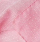 Anderson & Sheppard - Polka-Dot Cotton Pocket Square - Pink