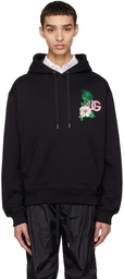 Dolce & Gabbana Black Embroidered Hoodie