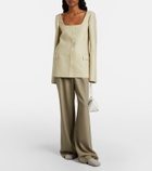 Calvin Klein Collection Fernanda wool-blend wide-leg pants