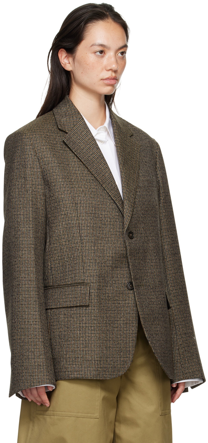 Sofie D'Hoore Brown Flap Pocket Blazer