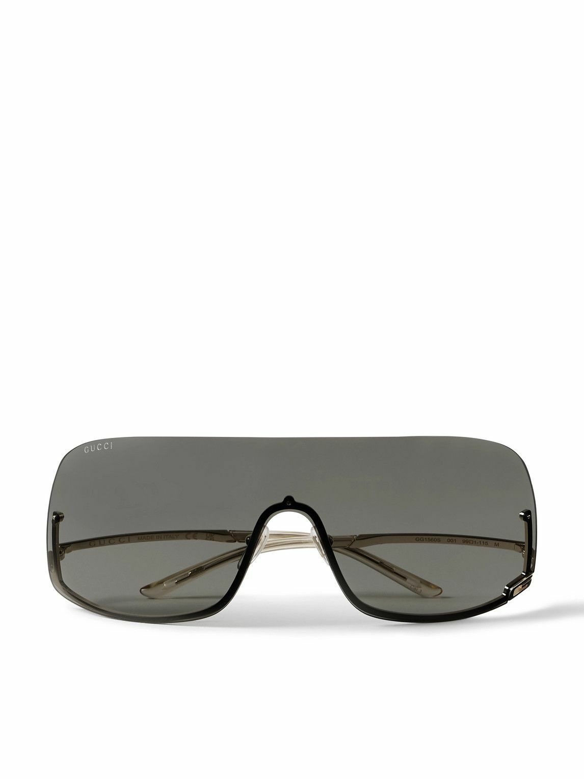 Photo: Gucci Eyewear - D-Frame Gold-Tone Sunglasses