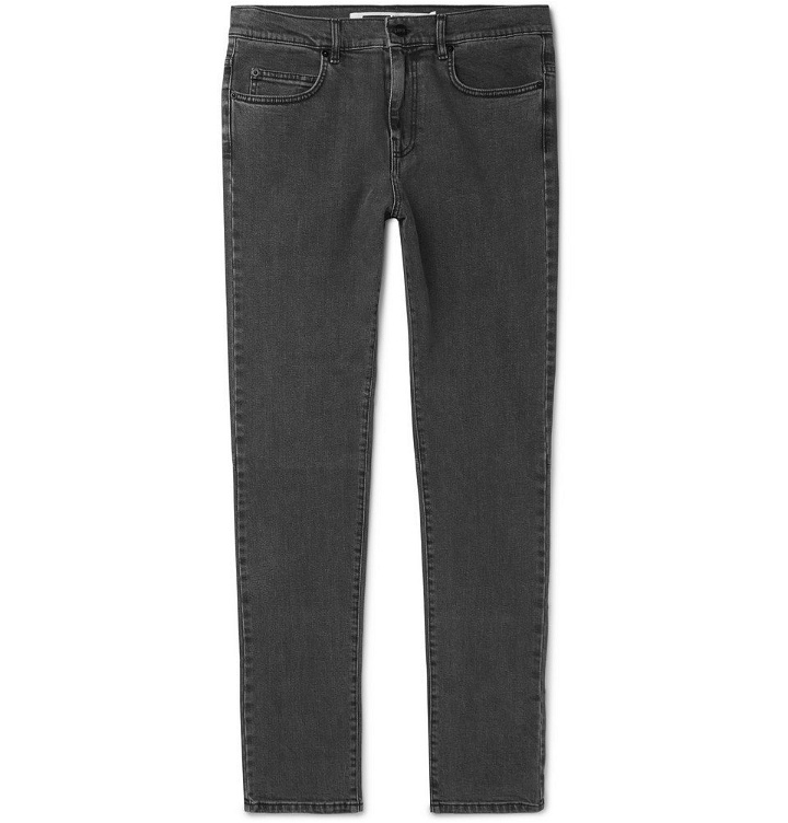 Photo: McQ Alexander McQueen - Strummer Slim-Fit Panelled Stretch-Denim Jeans - Men - Gray