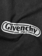 Givenchy - Distressed Logo-Print Cotton-Jersey T-Shirt - Black
