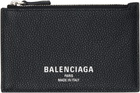 Balenciaga Black Credit Long Coin & Card Holder