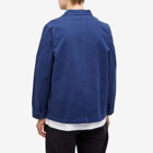 Nudie Jeans Co Men's Barney Worker Jacket in Mid Blue