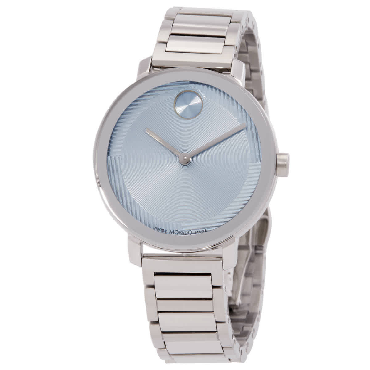 Movado Bold Evolution 2.0 Quartz Light Blue Dial Ladies Watch 3601190 ...