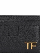 TOM FORD - Soft Grain Leather Card Holder W/logo