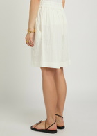 Delos Lazarus Textured Woven Shorts White