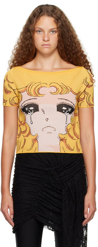 Photo: Pushbutton Yellow Crying Girl Sweater