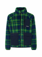 MC2 Saint Barth Man Sherpa Jacket With Tartan Print