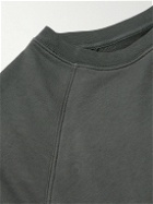 Folk - Rivet Cotton-Jersey Sweatshirt - Gray