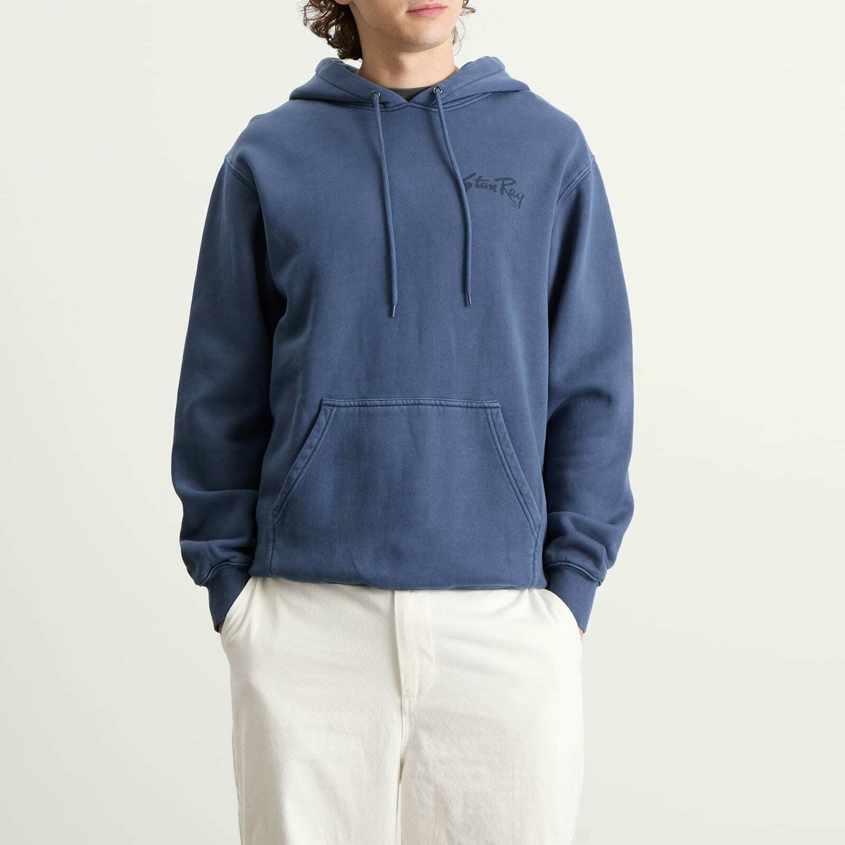 Stan Ray Men's Stan OG Hoodie in Washed Navy