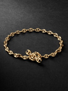 HOORSENBUHS - 3mm Open-Link Gold Diamond Bracelet - Gold