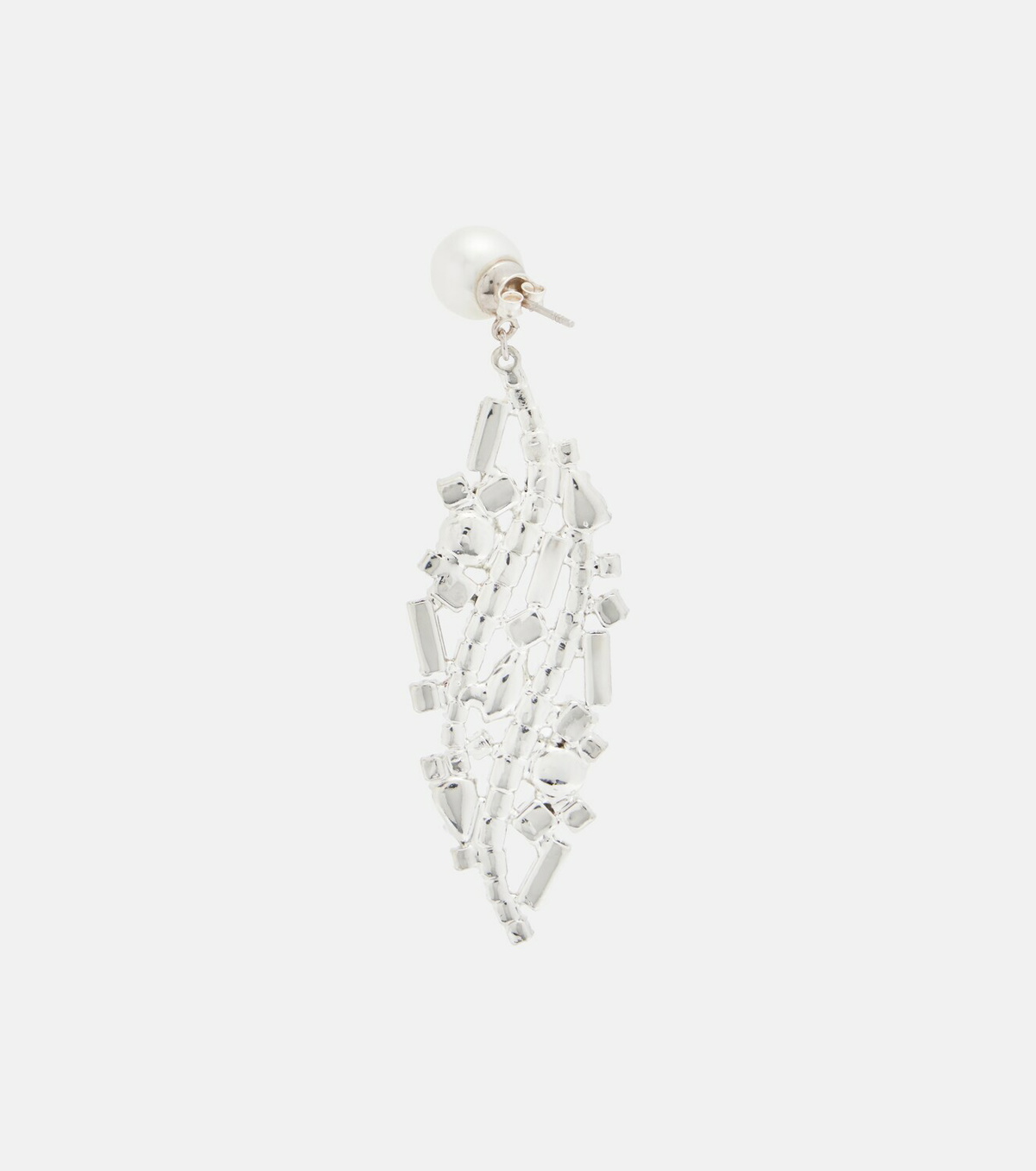 Magda Butrym Crystal-embellished faux-pearl drop earrings