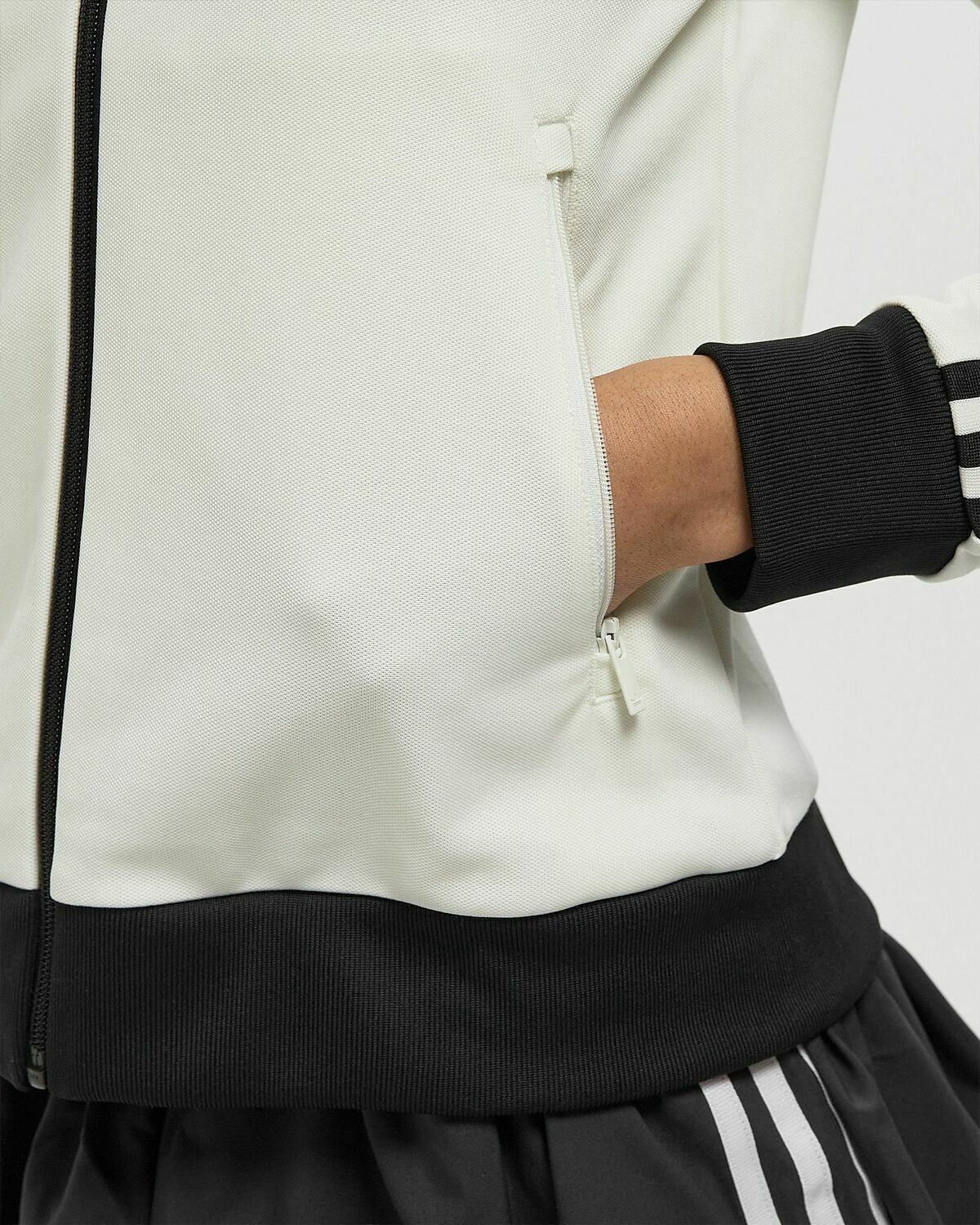 Adidas CLASSIC TRACK TOP White Womens Vest