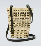 Loewe Paula's Ibiza leather-trimmed shoulder bag