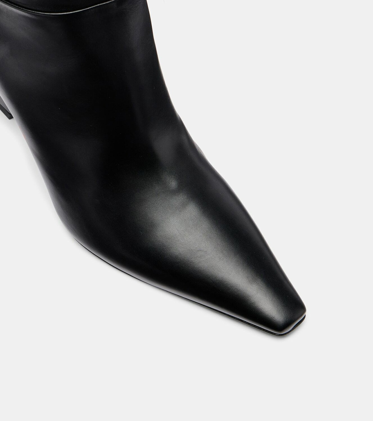 Versace 85 leather knee-high boots