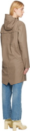 RAINS Taupe Long Coat