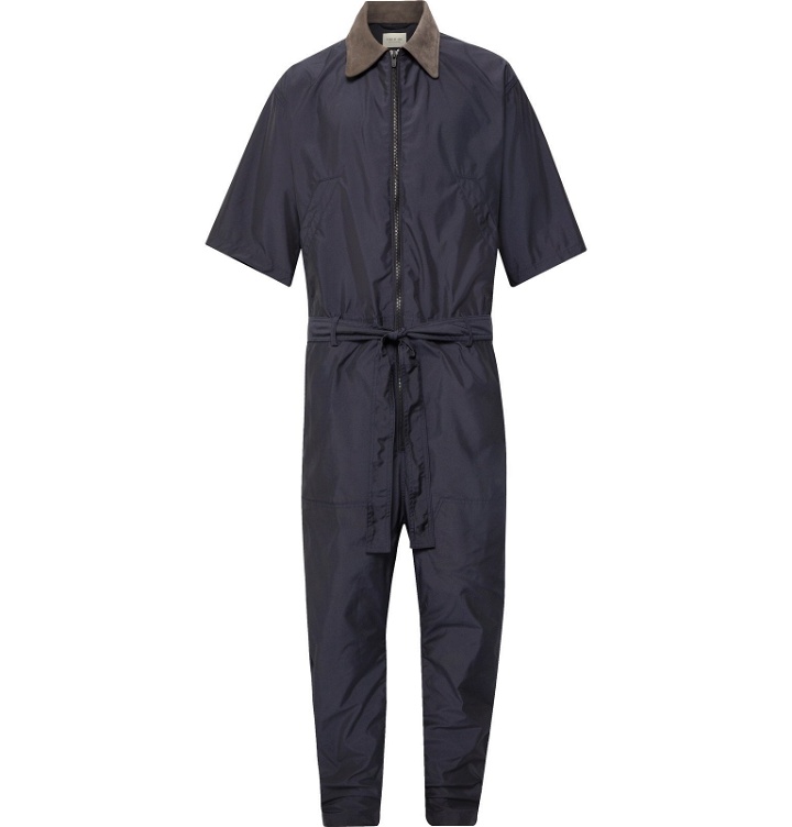 Photo: Fear of God - Belted Nylon Jumpsuit - Blue