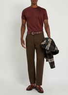 Raith Luxe Mercerised Cotton T-shirt Rust
