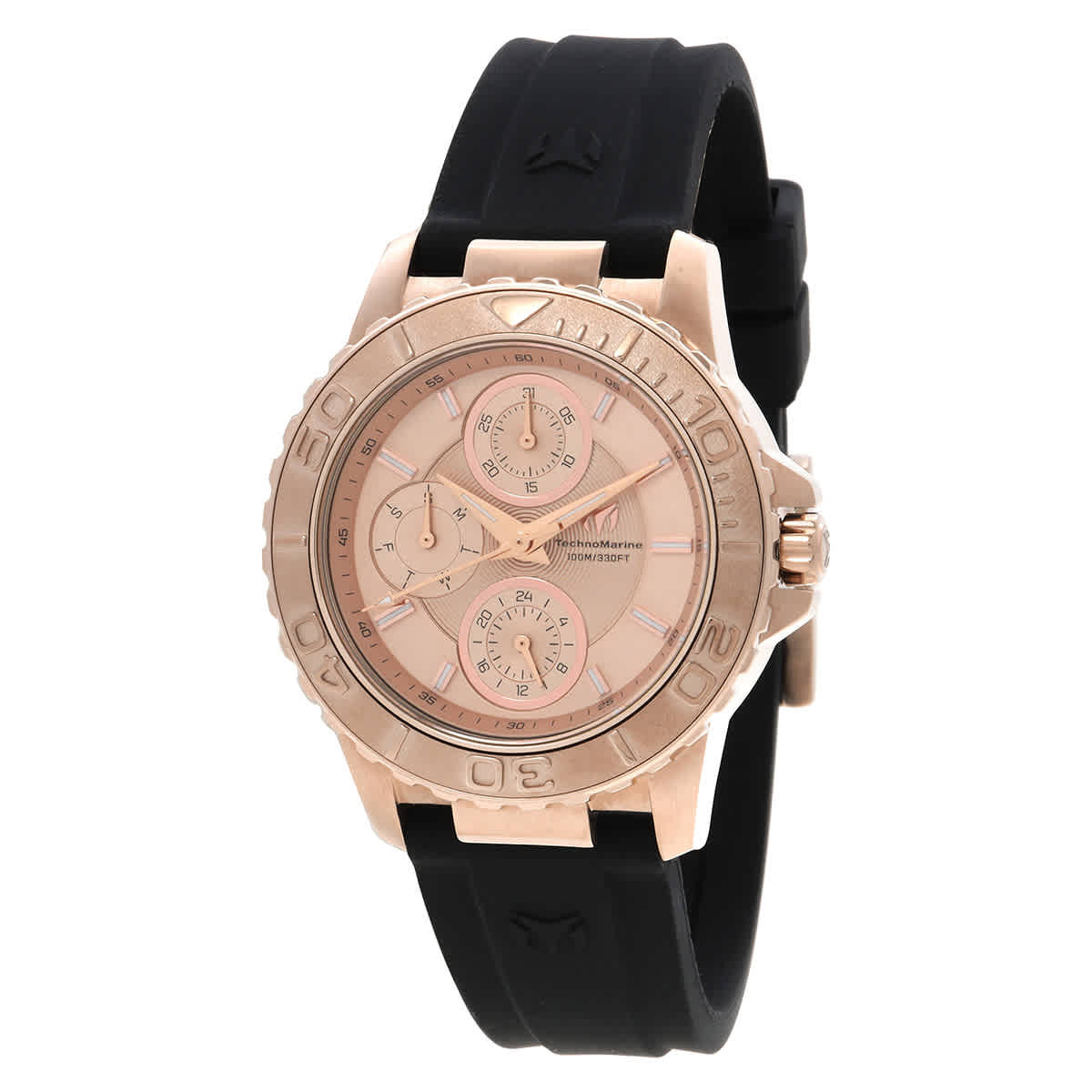 Technomarine Sea Quartz Rose Gold Dial Ladies Watch TM-725015