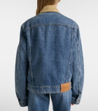 JW Anderson Corduroy-trimmed denim jacket