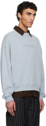 Axel Arigato Blue Distort Washed Sweatshirt