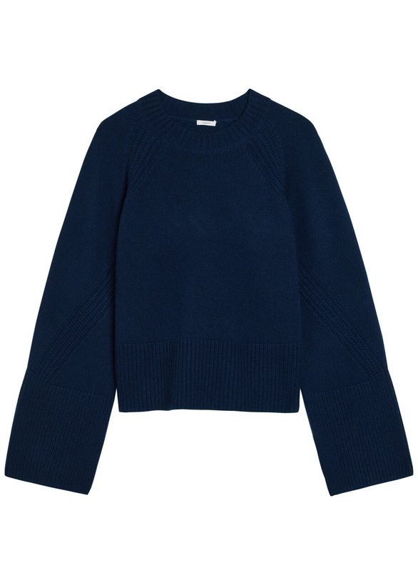 Photo: Joseph Maple Cashmere Jumper Indigo