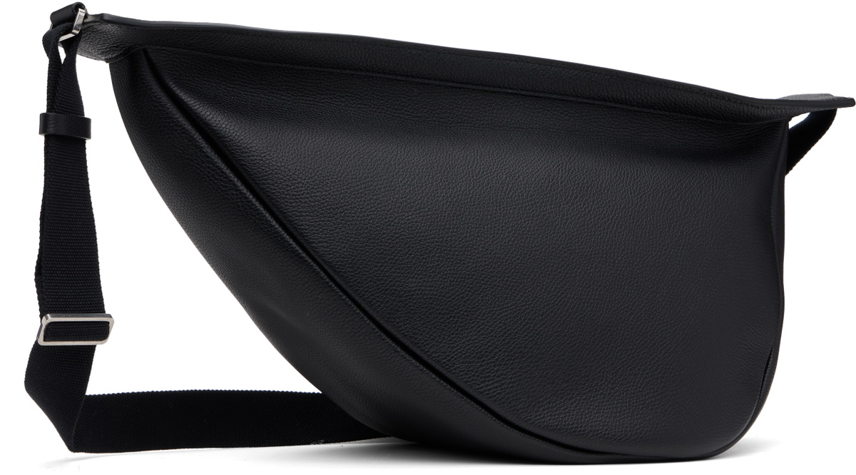 The Row Black Large Slouchy Banana Bag