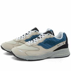 Saucony Men's 3D Grid Hurricane Sneakers in Cream/Blue