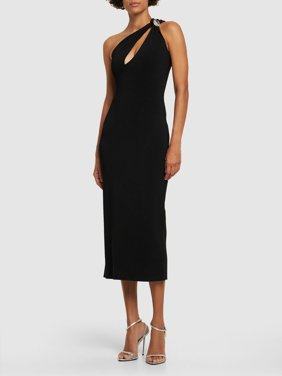 GALVAN - Skye Compact Knit Midi Dress Galvan