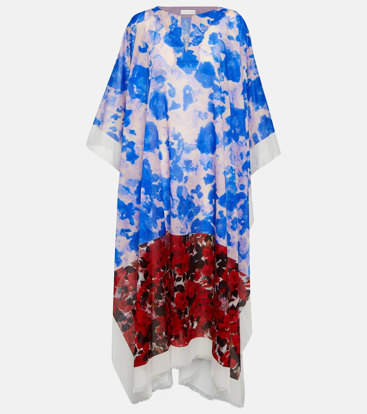 SALEセール dries van noten printed kaftan dress - ワンピース