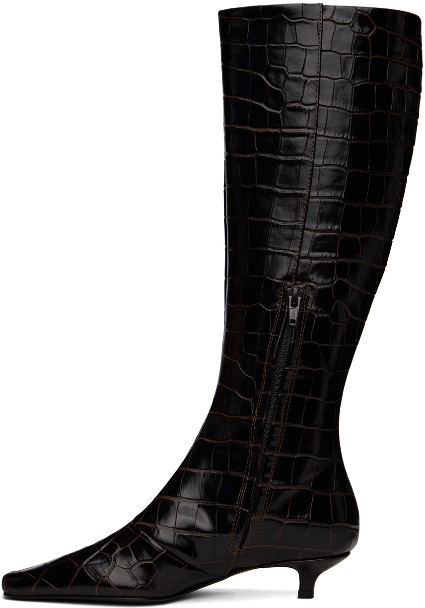 アパルトモン TOTEME THE SLIM KNEE-HIGH BOOT TOTEME The Slim leather knee boots | NET-A-PORTER