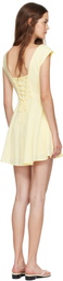 GUIZIO Yellow Leila Minidress