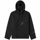 Undercoverism Men's Zip Detail Popover Hoody in Black