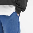 Cole Buxton Men's Distressed Sweat Pants in Washed Cobalt Blue