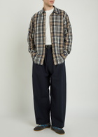 Studio Nicholson Typewriter Straight-leg Cotton-poplin Trousers Navy