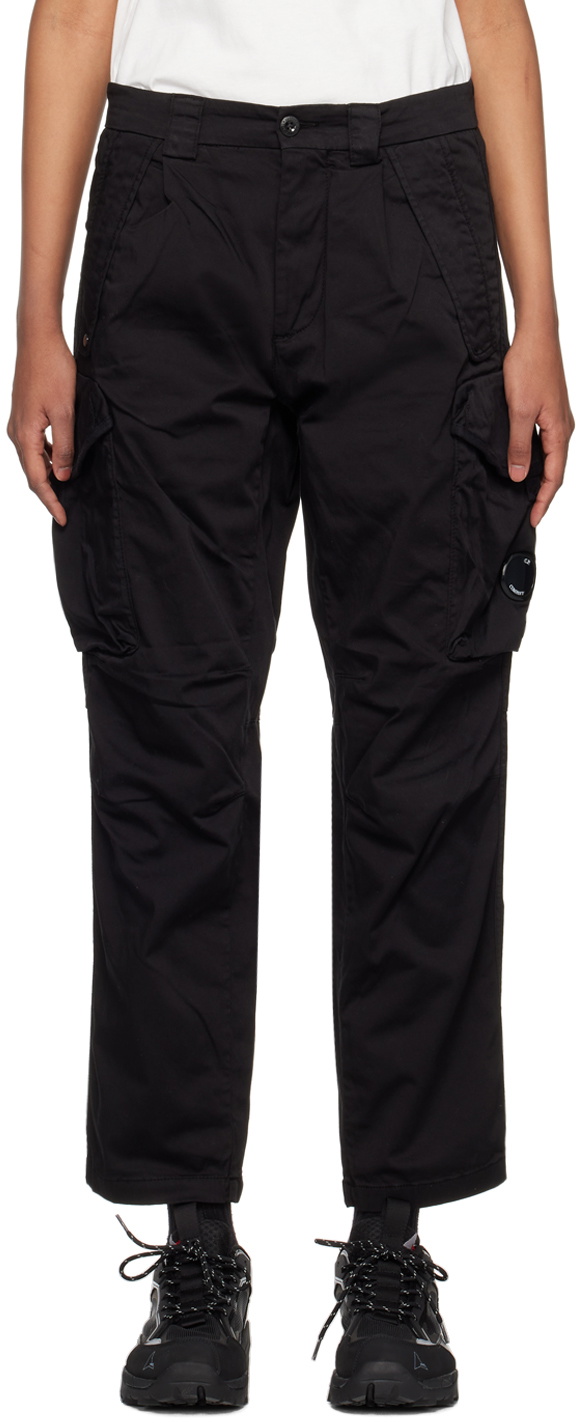 C.P. Company Black Lens Cargo Pants