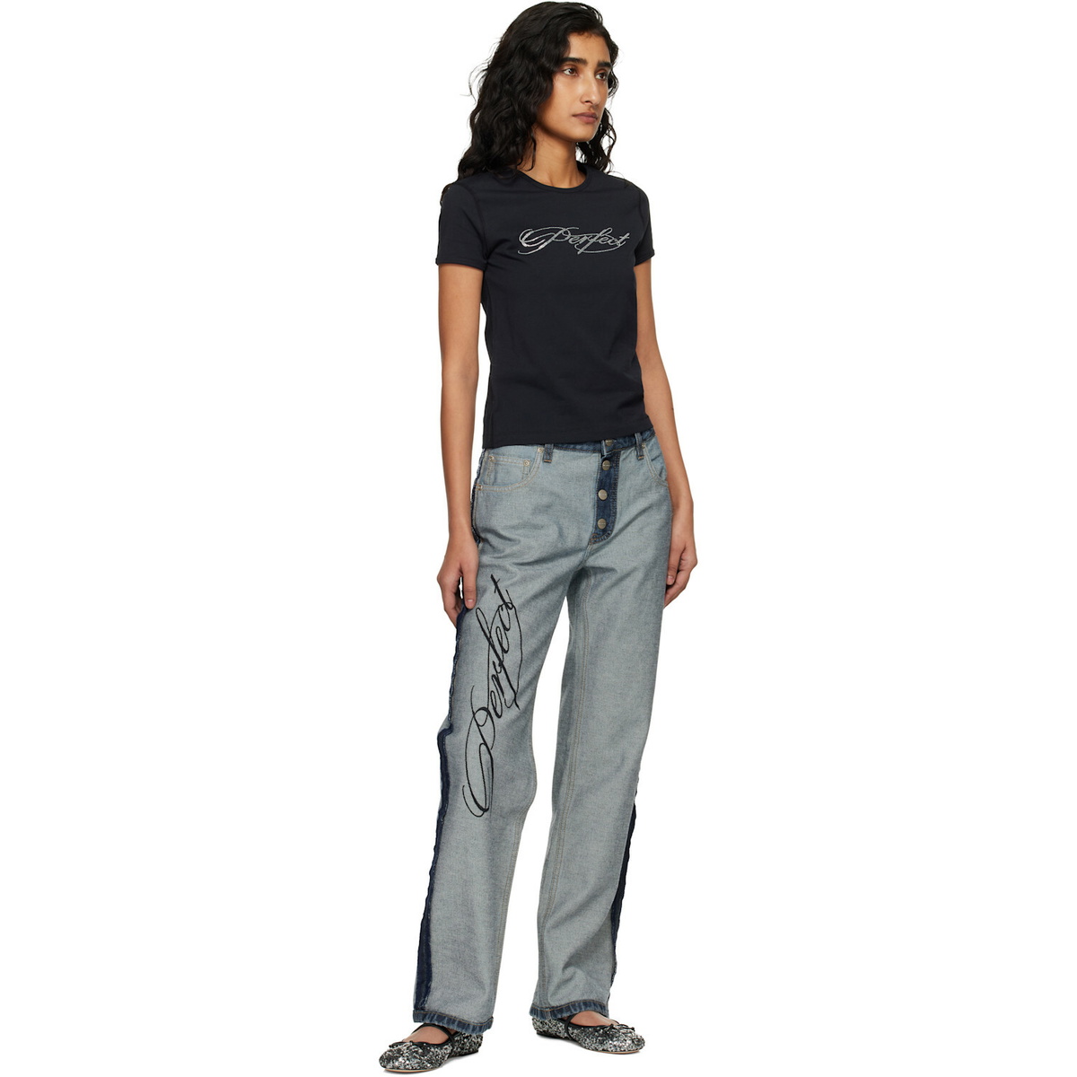 Marc Jacobs Blue Imperfectly Perfect Jeans