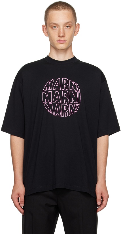 Photo: Marni Black Circular T-Shirt