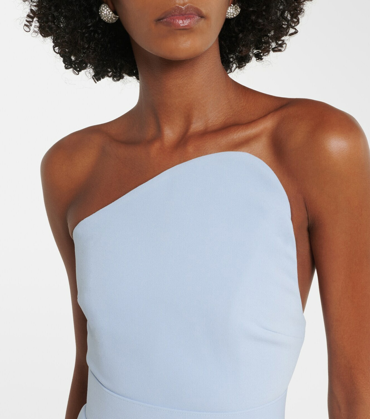 Solace London Seraphina one-shoulder gown