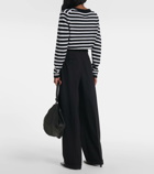 Polo Ralph Lauren High-rise wool-blend straight pants