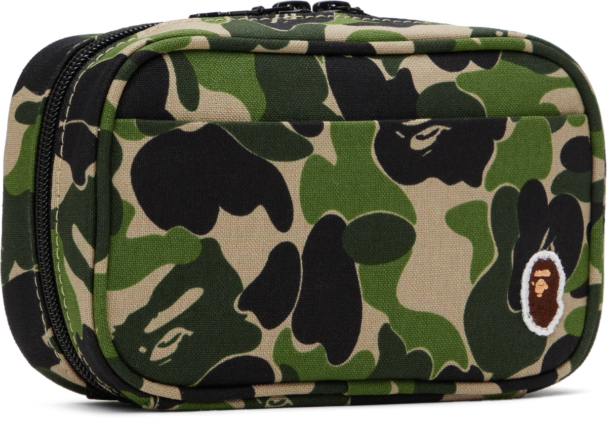 BAPE Green Camo Gadget Pouch