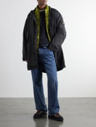 Stone Island - Hooded Layered Garment-Dyed Shell-TC Parka - Gray