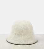 Brunello Cucinelli Knitted mohair-blend cloche hat