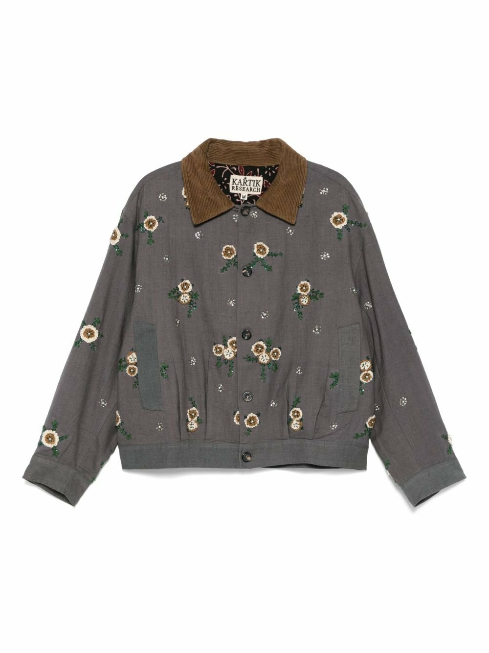 Kartik Research Floral-Embroidered Jacket Kartik Research