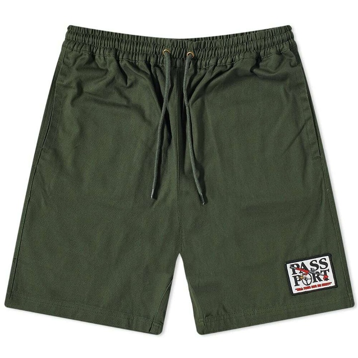 Photo: Pass~Port Men's Lock~Up Casual Short in Forest Green