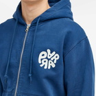 By Parra Men's 1976 Logo Zip Hoodie in Blue