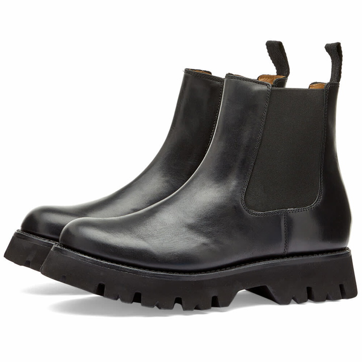 Photo: Grenson Women's Harlow Platform Chelsea Boot in Black